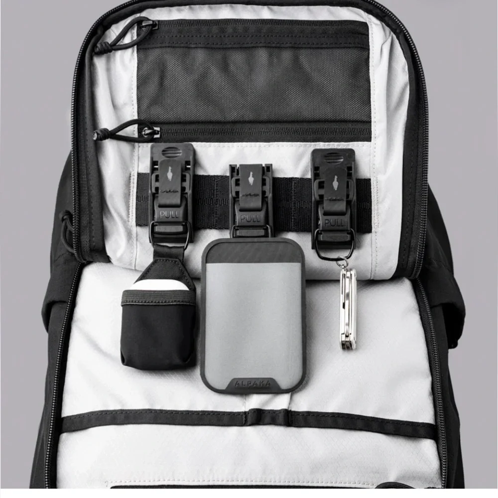 NWT Alpaka Elements Backpack Pro- gray inside -A1
